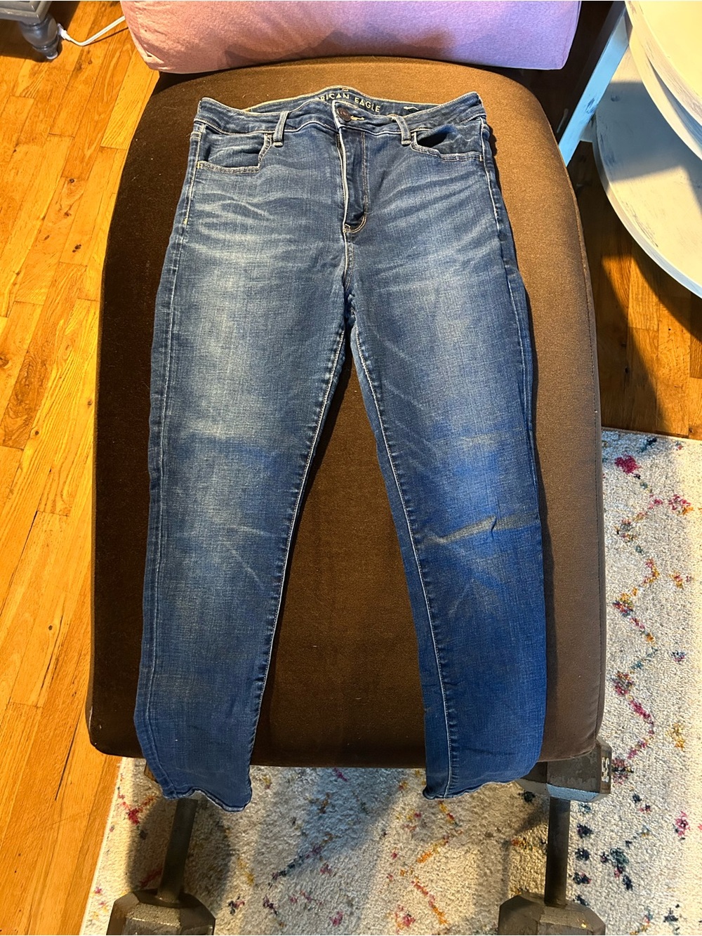 American Eagle Outfitters Dark Blue Skinny Jeans